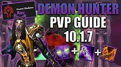 R1 DEMON HUNTER 10 MINUTE DRAGONFLIGHT GUIDE | REVZXY 3500XP | 10.1.7 WoW PVP ARENA | SOLO SHUFFLE