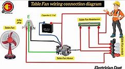 Table Fan Wiring Connection Diagram