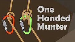 Tie the Munter using a Carabiner