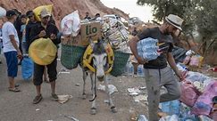 Donkeys, mules being used in Morocco earthquake recovery in isolated areas