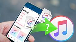 How to Transfer Music from iPhone, iPad or iPod to iTunes[Solution]