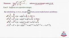 Proof of a theorem