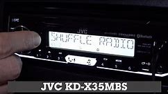 JVC KD-X35MBS Display and Controls Demo | Crutchfield Video