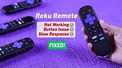 Roku TV Remote Control Not Working? - How to Fix without Replacement!