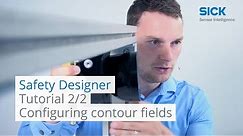 Tutorial Safety Designer (Part 2/2): Configuring contour fields for safety laser scanners | SICK AG