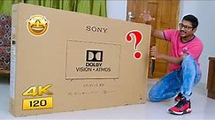 Unboxing My New Sony 4K 120Hz TV... KILLER !? 😱🔥