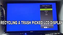 LCD recycling and repurposing- uses for an old LCD/LED monitor or laptop display
