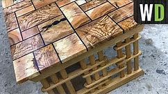 How to make a Table from firewood. Wood Design.