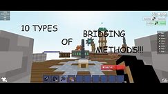 10 types of bridging methods in bloxd.io!!!
