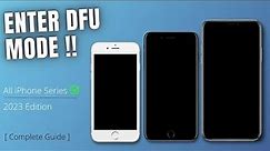 How to Enter & Exit DFU Mode - All iPhone Series!