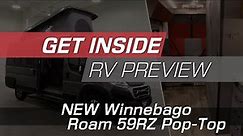 Get Inside: RV Preview | The New Winnebago Roam 59RZ Pop-Top - LichtsinnRV.com