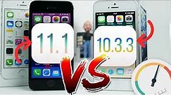 IOS 11.1 iPhone 5 is FASTER than 5s? Latest firmwares comparison
