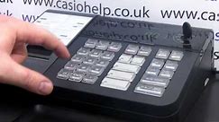 How To Program Tax On Casio SE-S10 PCR-T280 Cash Register How Set Tax 2 To 5% Add In