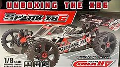 Team corally spark xb6 unboxing and first look ! 6s lipo basher buggy !