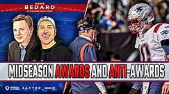Patriots DB room in TURMOIL Midseason Awards and ANTI Awards | Greg Bedard Patriots Podcast