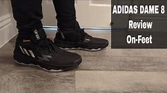Adidas Dame 8 Damian Lillard Signature Shoe Review & On Feet 2023 HD 1080p