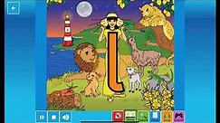 Letterland Alphabet Phonics, Sounds, Songs, Shapes and Writing | Letter L | Lucy Lamp Light
