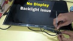 32 inch Haier LED TV no display and backlight fault Repairing practical video