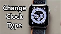Apple Watch How to Change Clock Face!