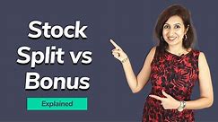 Stock split vs bonus shares explained | Stock market for beginners