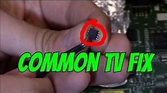 How to Fix a LED LCD Common repair for FUNAI and VIZIO TVs !