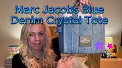 Unboxing the Marc Jacobs Blue Denim Crystal Tote and the Black Crystal Tote
