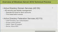 Windows Server 2016 New features