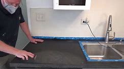 Resurface a Countertop - Daich Spread Stone Countertop Refinishing Kit