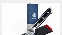 KYOKU Paring Knife Japanese VG10 Steel Core Damascus Blade