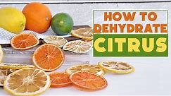 How to Dehydrate Citrus: Limes, Lemons, Oranges, Grapefruit and more! Drying citrus for the pantry!