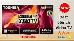 TOSHIBA 55 inch QLED Ultra HD (4K) Smart VIDAA TV 49 W Dolby Vision - (55M650MP) - Latest 2024 TV