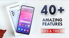Samsung Galaxy A53 5G Tips & Tricks | 40+ Special Features - TechRJ