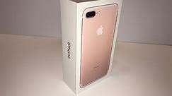 Apple iPhone 7 Plus 128GB Rose Gold Unboxing