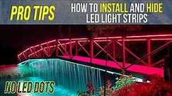 How to Install and Hide LED Light Strips (Easy Installation)