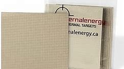 Internal Energy Zeroing Thermal Targets - 30 Pack - Passive Range Targets for Shooting Rifle - No Tilting or Power Required - Extra-Bright Thermal Squares for Outdoor Range