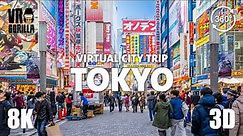 Tokyo, Japan Guided Tour in 360 VR (short) - Virtual City Trip - 8K 360 3D