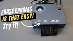 Electronic-Basics: How to erase Eproms. That easy!