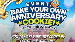 How to make your own Cookie in Cookie Run: Kingdom?