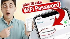 How to View WiFi Passwords on iPhone/iPad - How To Show WiFi Key or Password on your iPhone 2020!