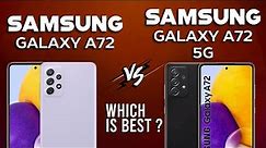 Samsung Galaxy A72 vs Samsung Galaxy A72 5G