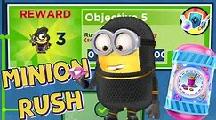 Minion Rush Spy at Power-Ops rewards claim Couturier Stuart crads prize pods opening minions game