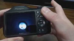 Sony Cybershot DSC H200 Black Digital Camera Unboxing