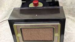 RESTORED VINTAGE 1953 RCA AUTOMATIC 45 RPM DELUXE MODEL 45EY4 RECORD PLAYER