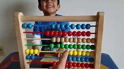 3 YEAR OLD WITH EXCEPTIONAL ABACUS SKILLS ABACUS TOY REVIEW TOY TIME WITH LITTLE KID