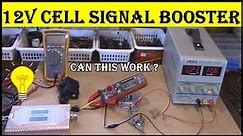 How To Power A Cell Phone Signal Booster Off A 12v Battery - Remote locations - Trailers - Camps