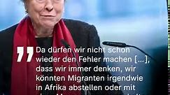 Gesine Schwan zur Migrationspolitik der SPD