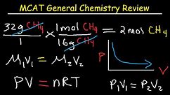 MCAT Test Prep General Chemistry Review Study Guide Part 1
