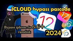 Bypass iphone 5s-6-6+ ios 12 Ramdisk