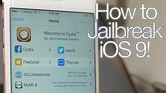How to jailbreak iOS 9 with Pangu