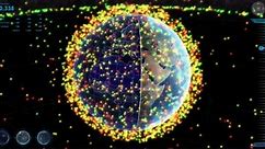 Millions of pieces of junk orbiting Earth (2016)